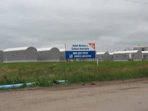 Williston,_ND(11) Self-contained housing units at a man camp in Williston, ND
