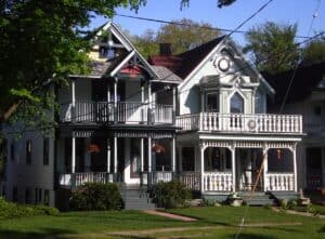 Lily Dale, NY (F) The lovely Victorian architecture in Lily Dale transports you back to an earlier, simpler time.