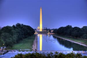 Washington DC at dusk