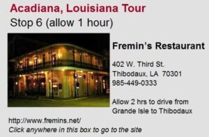 Acadiana Tour Stop 6