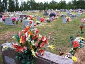 Graveyard near Mossville, Arkansas