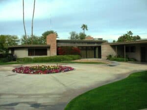 Frank Sinatra's house in Palm Springs.