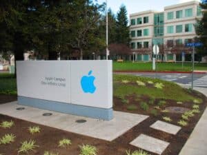Apple's campus on Infinite Loop in Cupertino