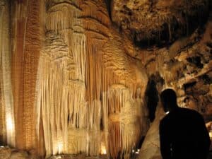Magnificent stalagtite formations like 