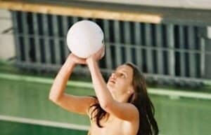 Nudist volleyball