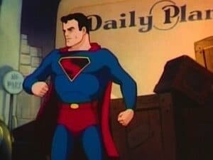 Superman at the Daily Planet