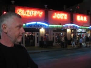 Malcolm Logan at Sloppy Joes Bar in Key West