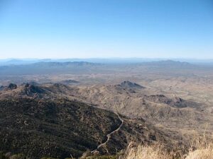 View from atop Kitt Peak, AZ