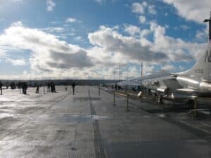 Runway on the deck of the USS Midway in San Diego