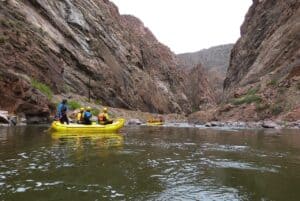 The Arkansas River near the Parkdale Access for Royal Gorge River Rafting