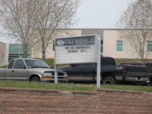 Columbine High School site of the Columbine Shootings