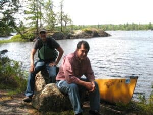 Malcolm Logan and Tim Lincoln in the Boundary Waters