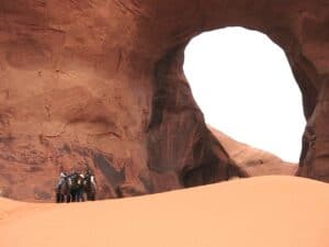 Riders at the Ear of the Wind in Monument Valley