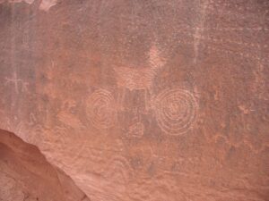 Petroglyphs at Monument Valley