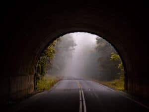 Tunnel on the Blue Ridge Parkway